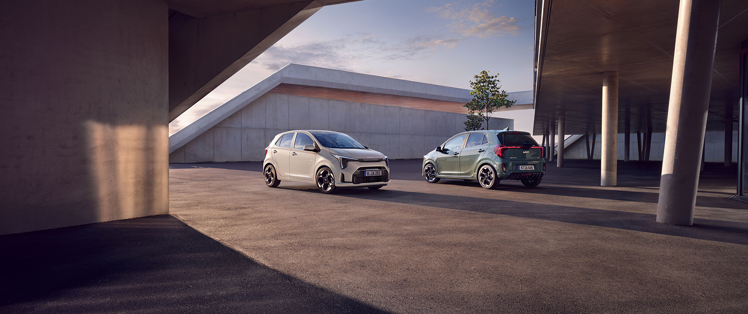 Kia REALI AUTO Ferrara - Picanto_BL_GTLine_MY25_78Front_78Back_Static_NO_TALENTS_CMYK